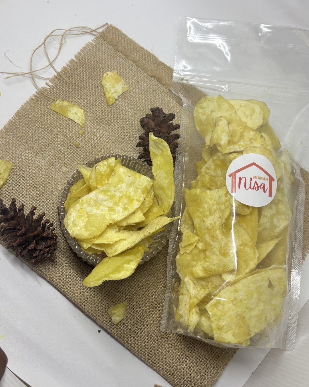Keripik Talas asin gurih