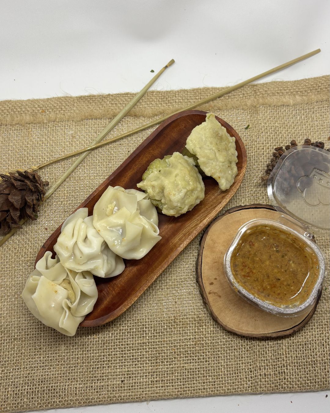 Bakso Tahu + bumbu kacang